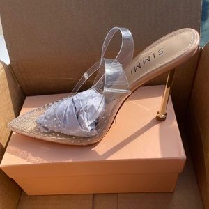 Beautiful clear heels!